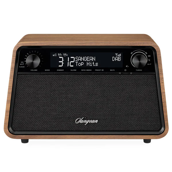 Sangean WR-201D DAB/FM Radio - Vintage Walnut