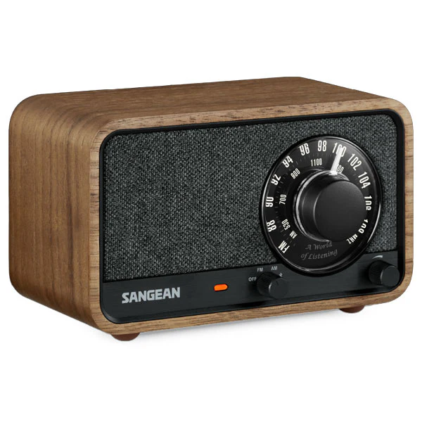 Sangean WR-8 AM/FM/BT Wooden Cabinet Radio - Vintage Walnut - Image 3