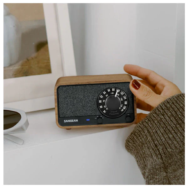 Sangean WR-8 AM/FM/BT Wooden Cabinet Radio - Vintage Walnut - Image 5