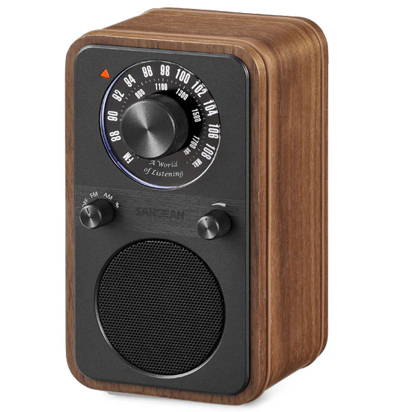 Sangean WR-9 AM/FM/BT Wooden Cabinet Radio - Vintage Walnut - Image 2