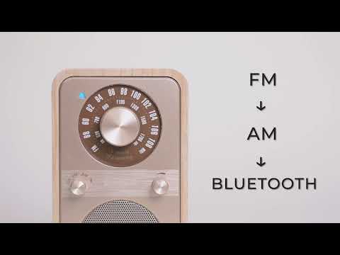 Sangean WR-9 AM/FM/BT Wooden Cabinet Radio - Vintage Walnut - Image 3