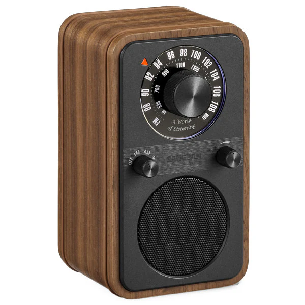 Sangean WR-9 AM/FM/BT Wooden Cabinet Radio - Vintage Walnut - Image 4