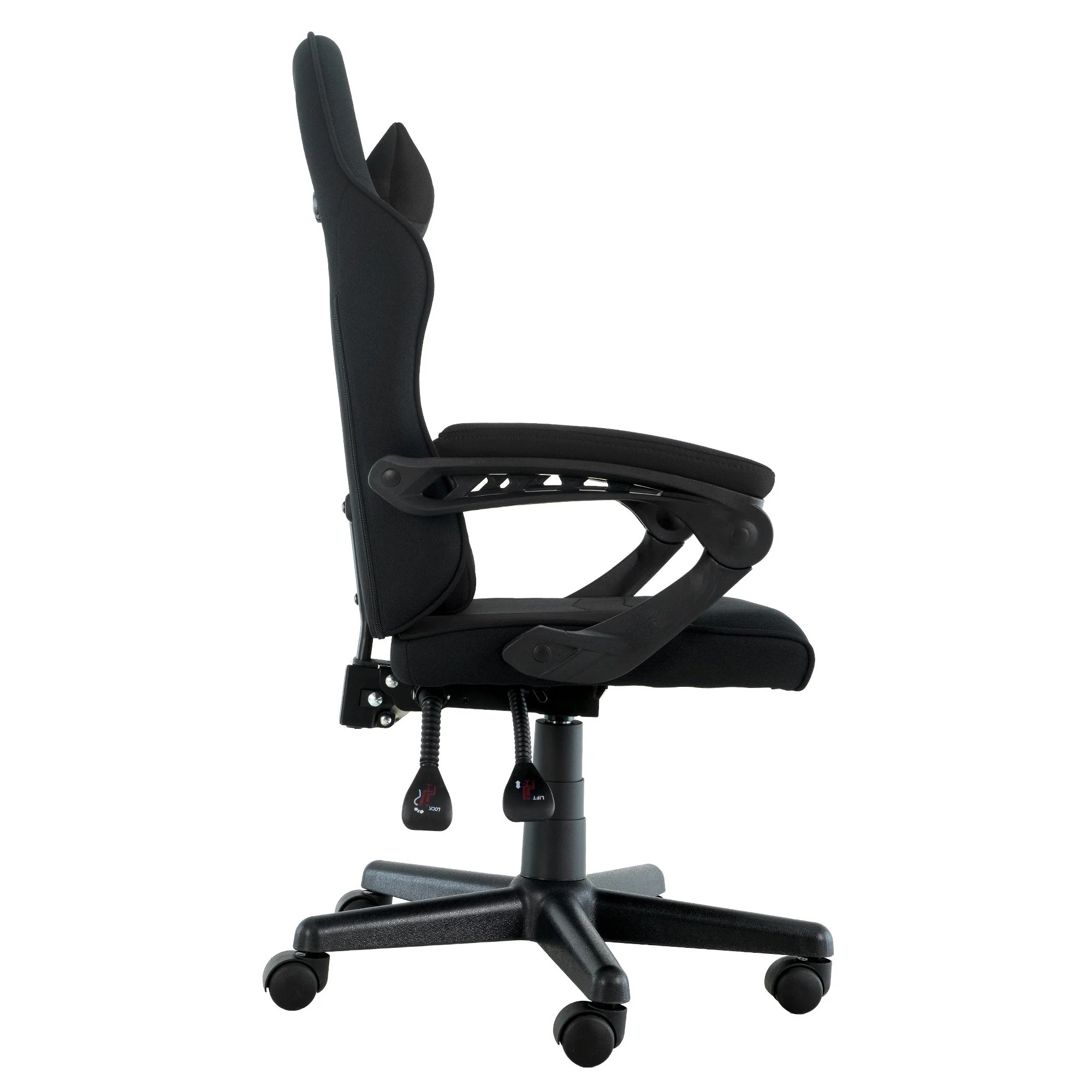 Sarantino Antre Adjustable Height Gaming Chair (Black) - Image 5