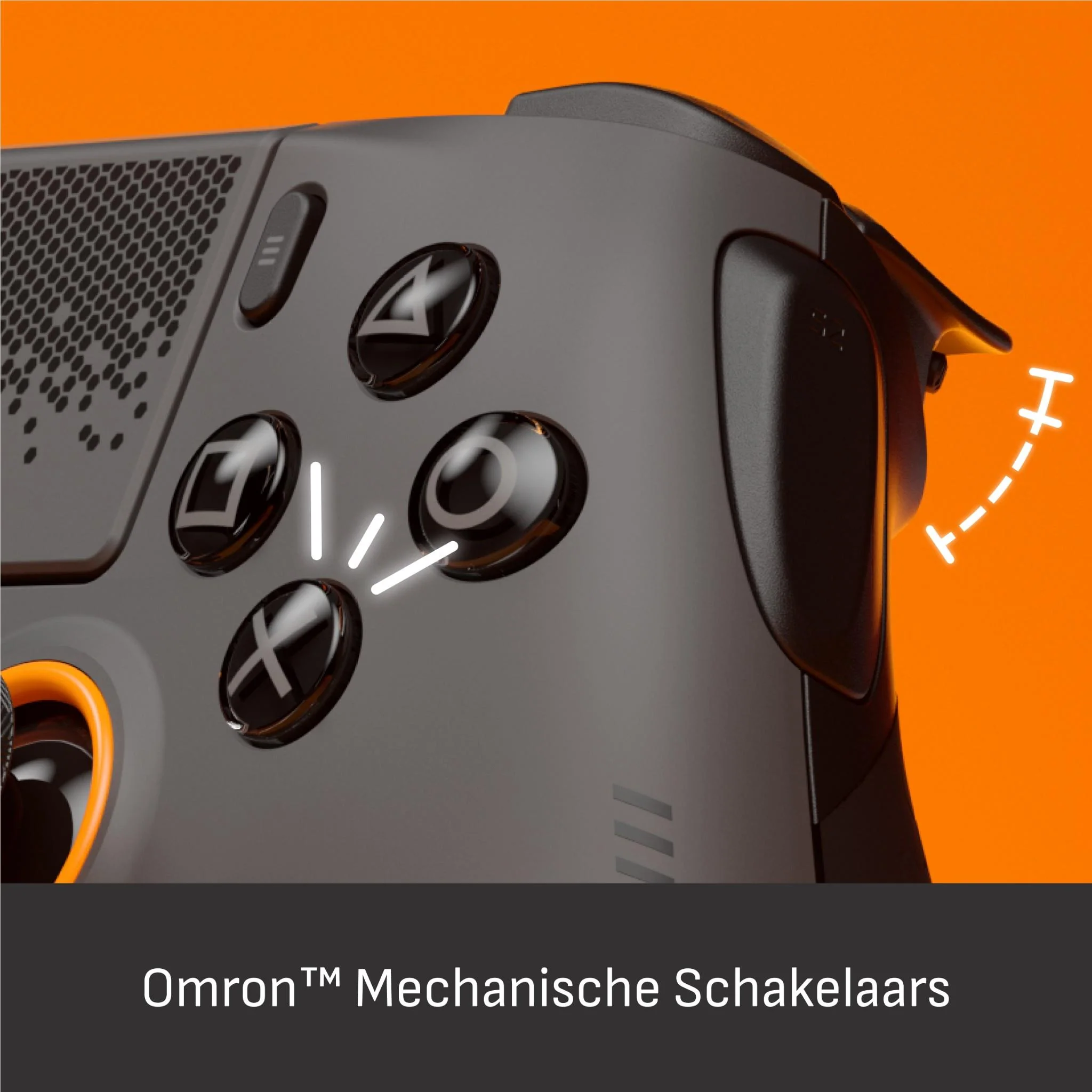 SCUFF Omega Wireless Preconfigured Controller for PS5 / PC (Steel Gray) - Image 8