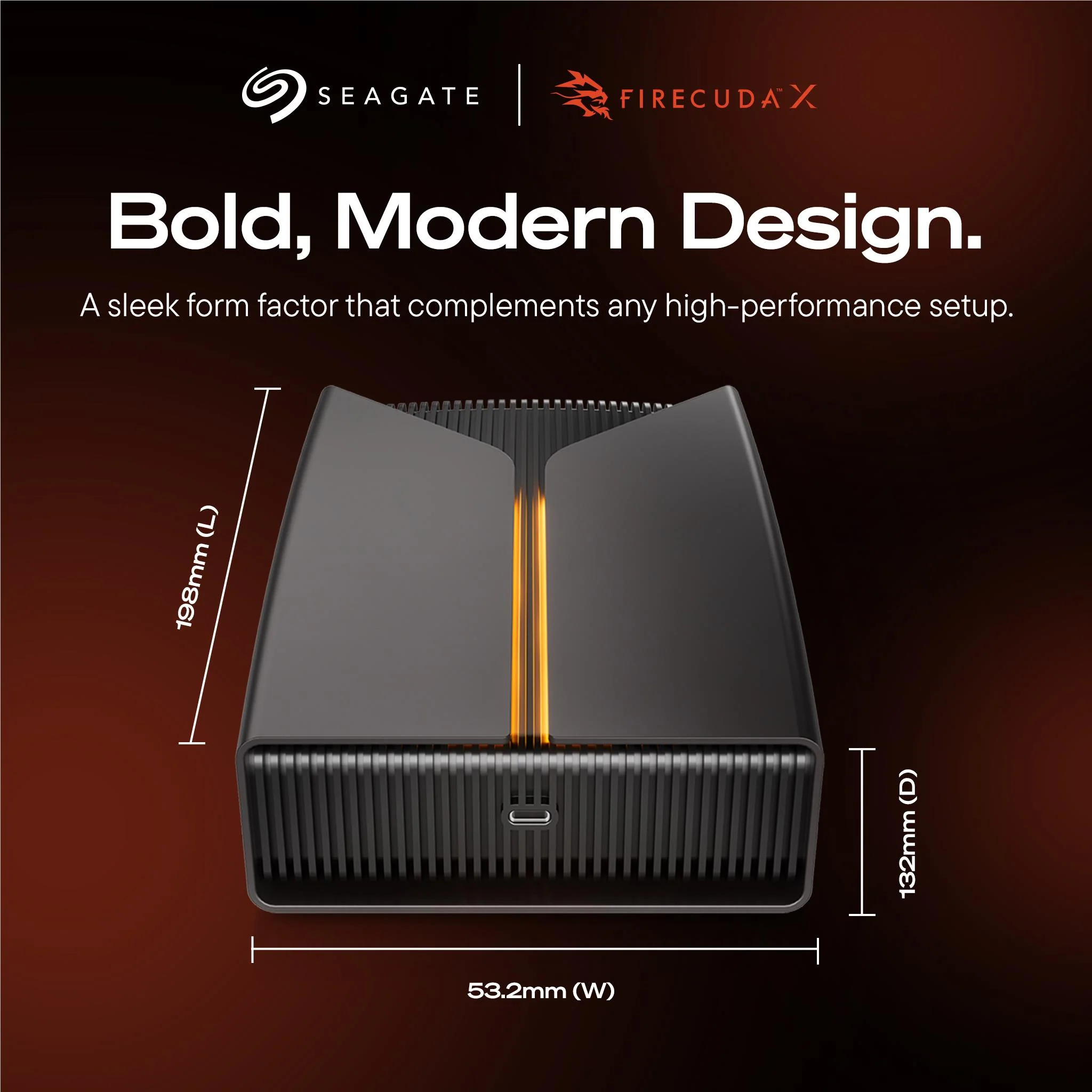 Seagate FireCuda X Vault  USB-C  External Gaming Hard Drive 20TB - Image 5