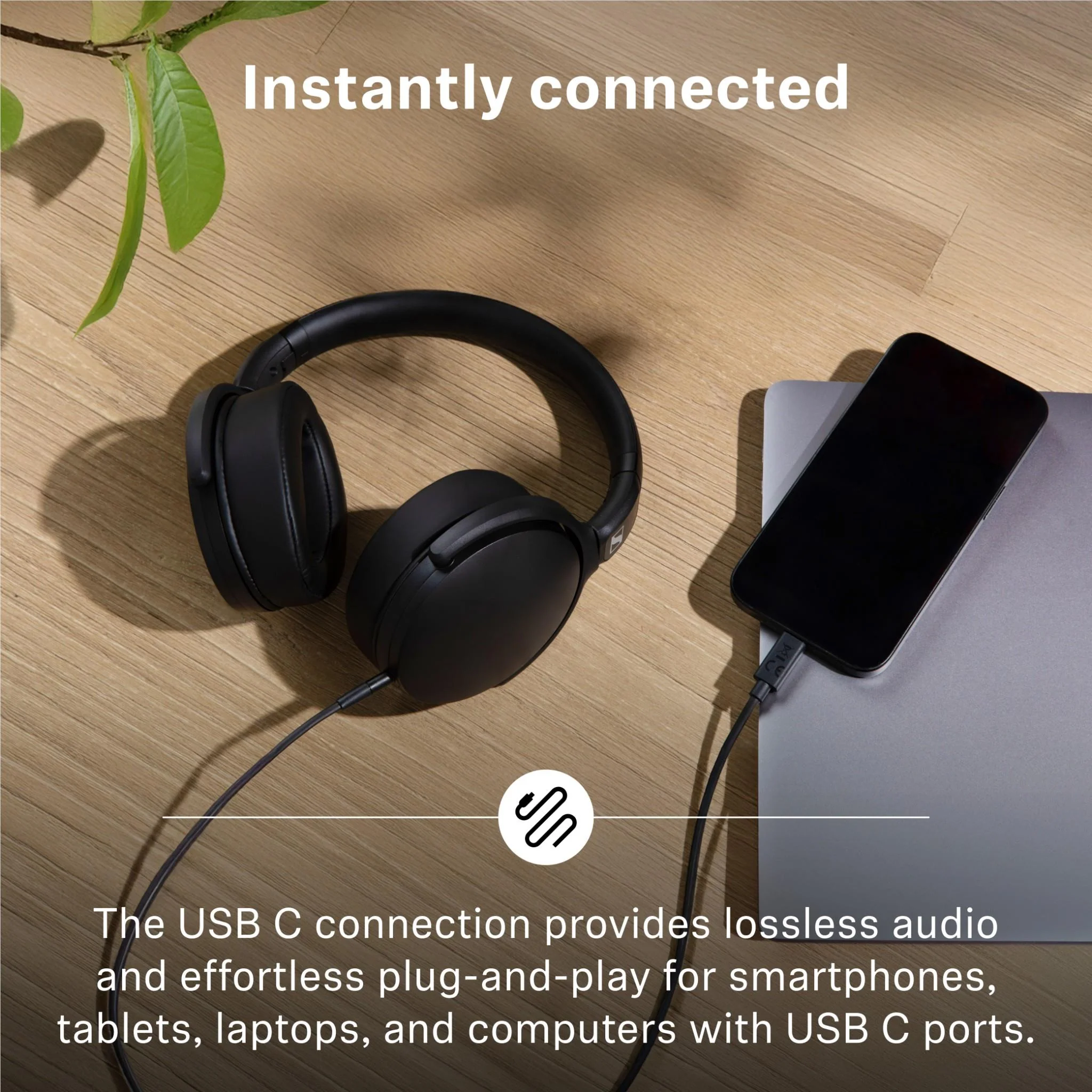 Sennheiser HD 400 Wired USB-C Over-Ear Headphones - Image 6