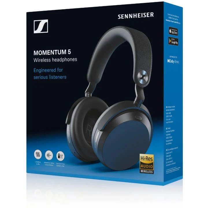 Sennheiser MOMENTUM 5 Over-Ear ANC Wireless Headphones (Black) - Image 5