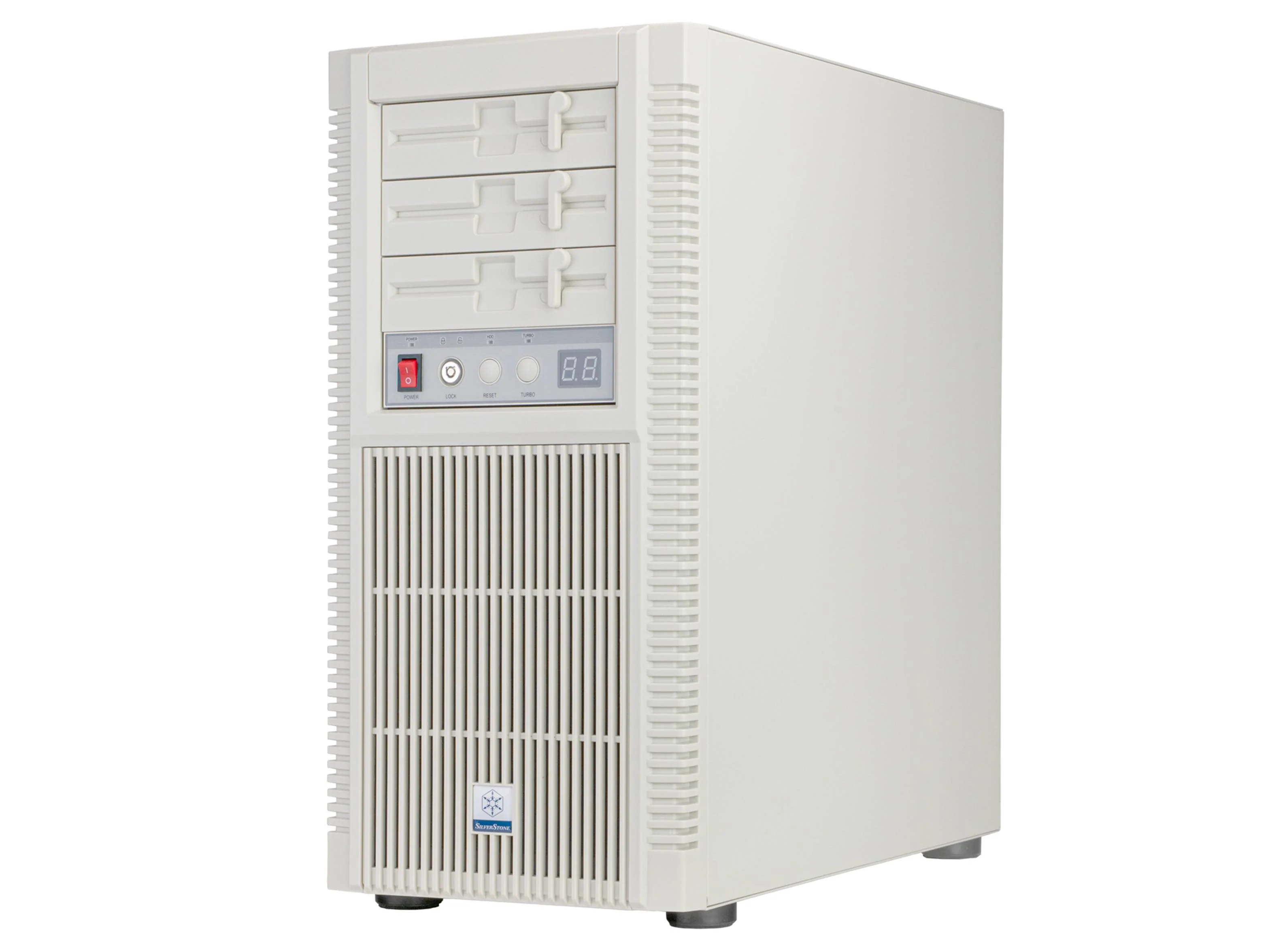 SilverStone FLP02 ATX Full-Tower Case - White