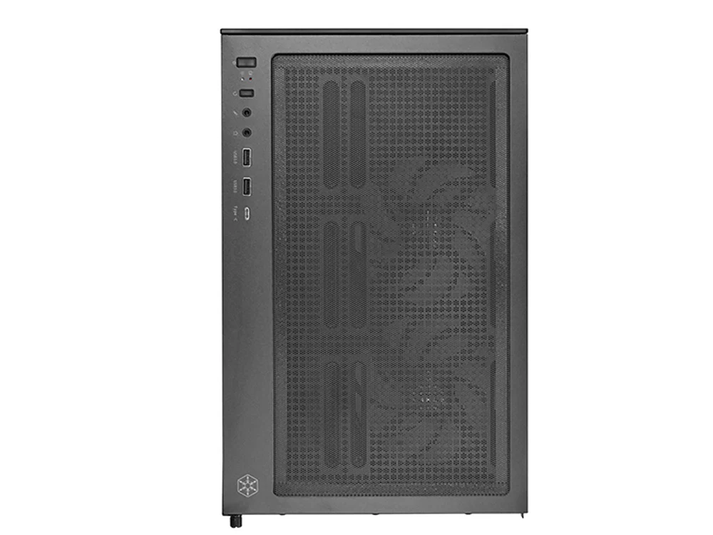 SilverStone LD04 Tempered Glass ARGB Micro-ATX Tower - Black - Image 5