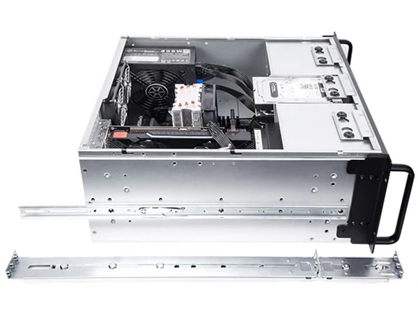 SilverStone RM41-506 Black 4U Rackmount Case - Image 6