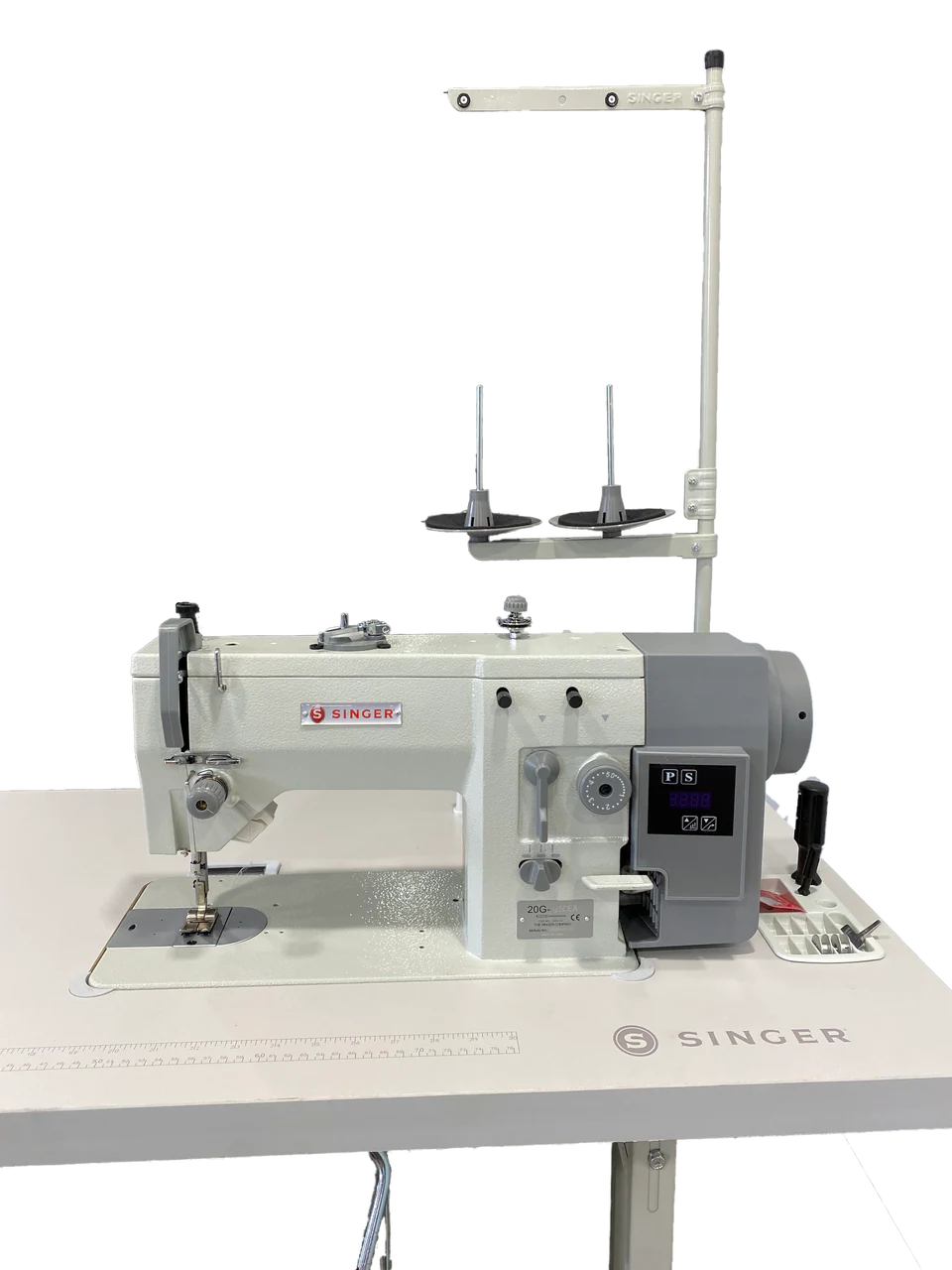 SINGER 20G Direct Drive Energy Saving Straight and Zig Zag lockstitch Industrial Sewing Machine with Table - Image 4
