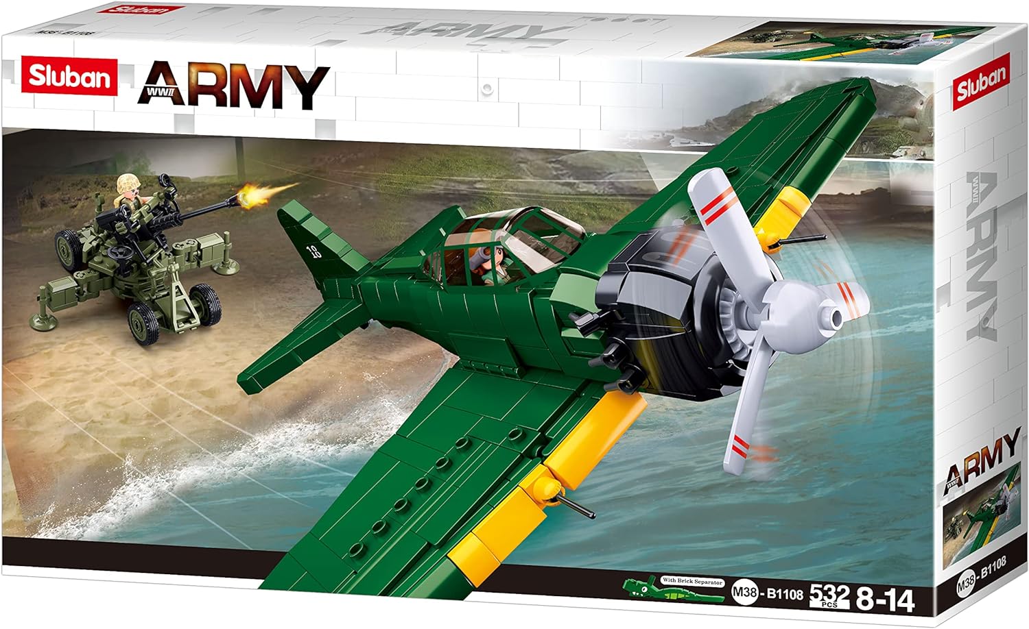 Sluban 552pc A6M Zero - Image 3