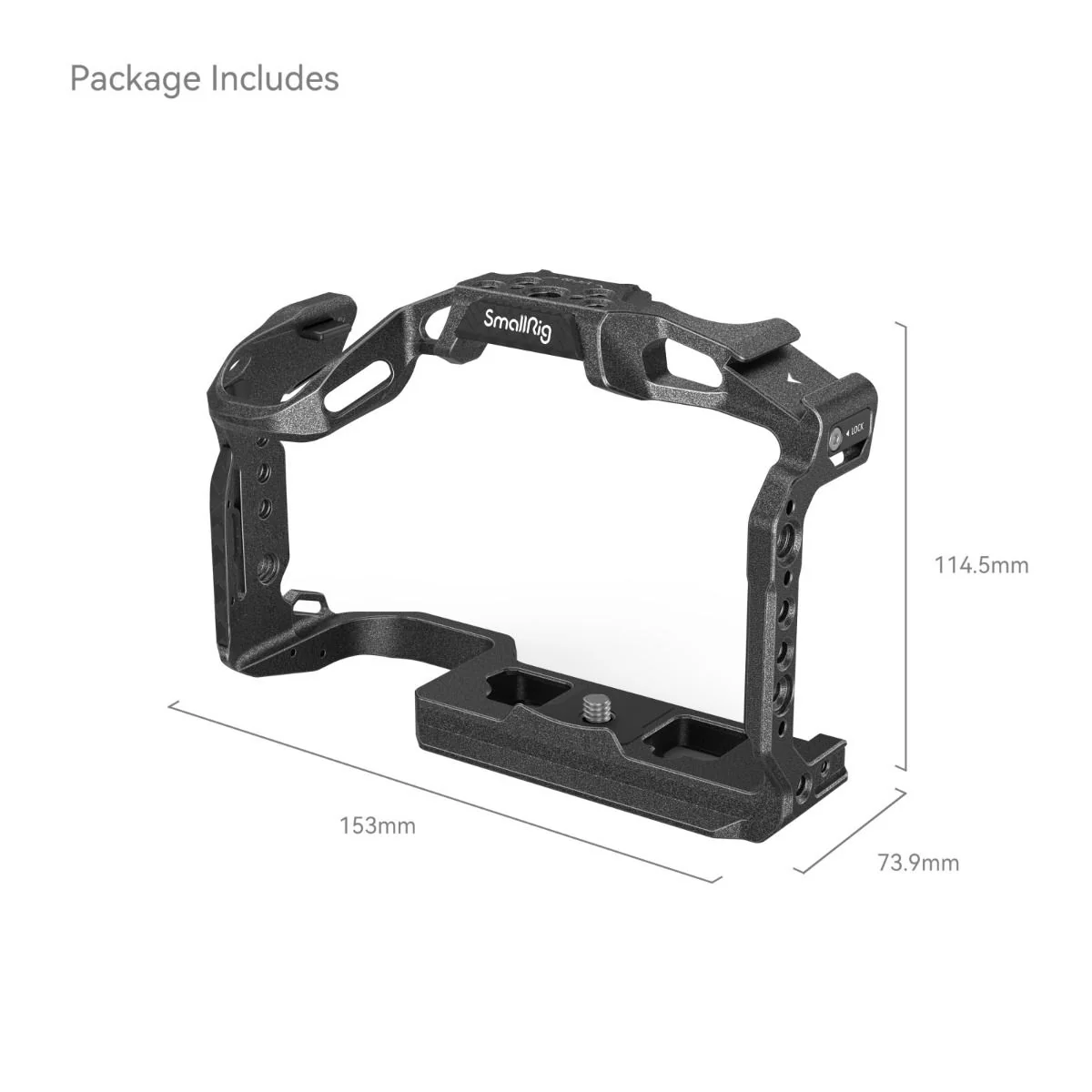 SmallRig Black Mamba Camera Cage for Canon EOS R6 Mark II 4161 - Image 2