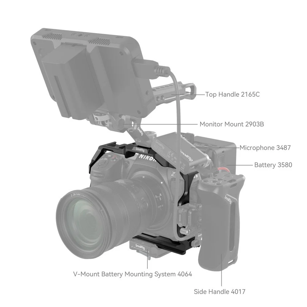SmallRig Cage for Nikon Z 8 3940 - Image 7