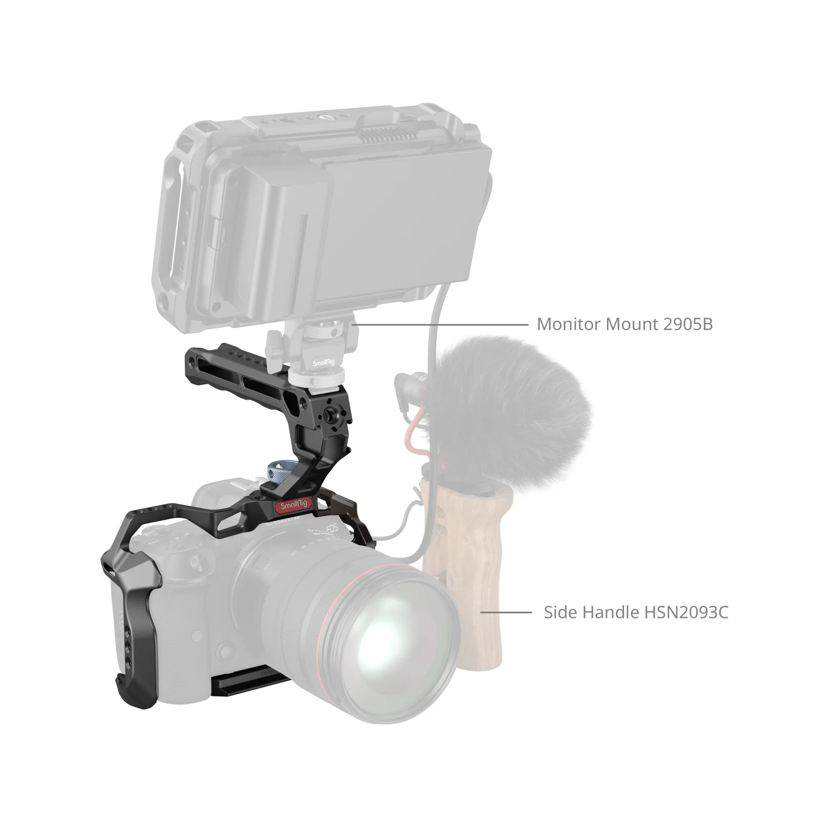 SmallRig Cage Kit for Canon EOS R5 / R6 / R5 C 3830C - Image 6