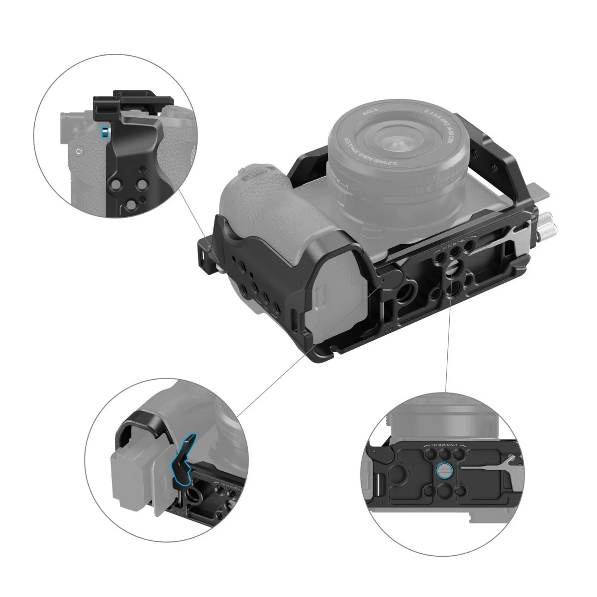 SmallRig Cage Kit for Sony Alpha 6700 4336 - Image 5