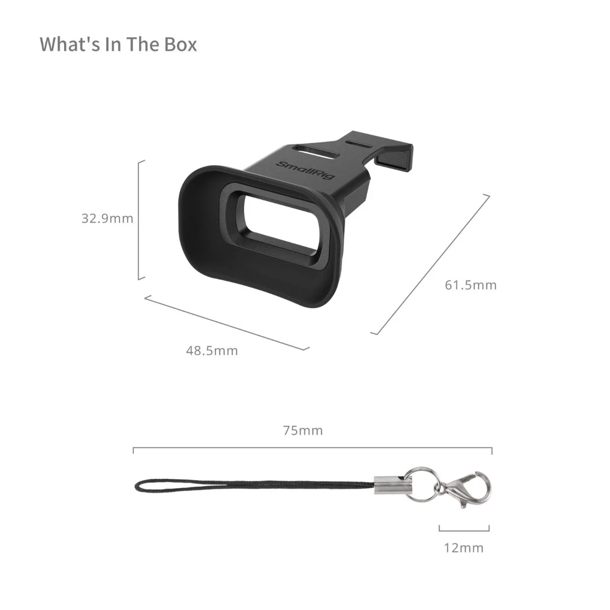 SmallRig Camera Viewfinder Eyecup for Sony Alpha 7C II / Alpha 7CR 4819 - Image 2