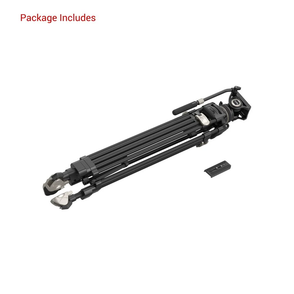 SmallRig FreeBlazer Heavy-Duty Carbon Fiber Tripod Kit AD-100 3989 - Image 3