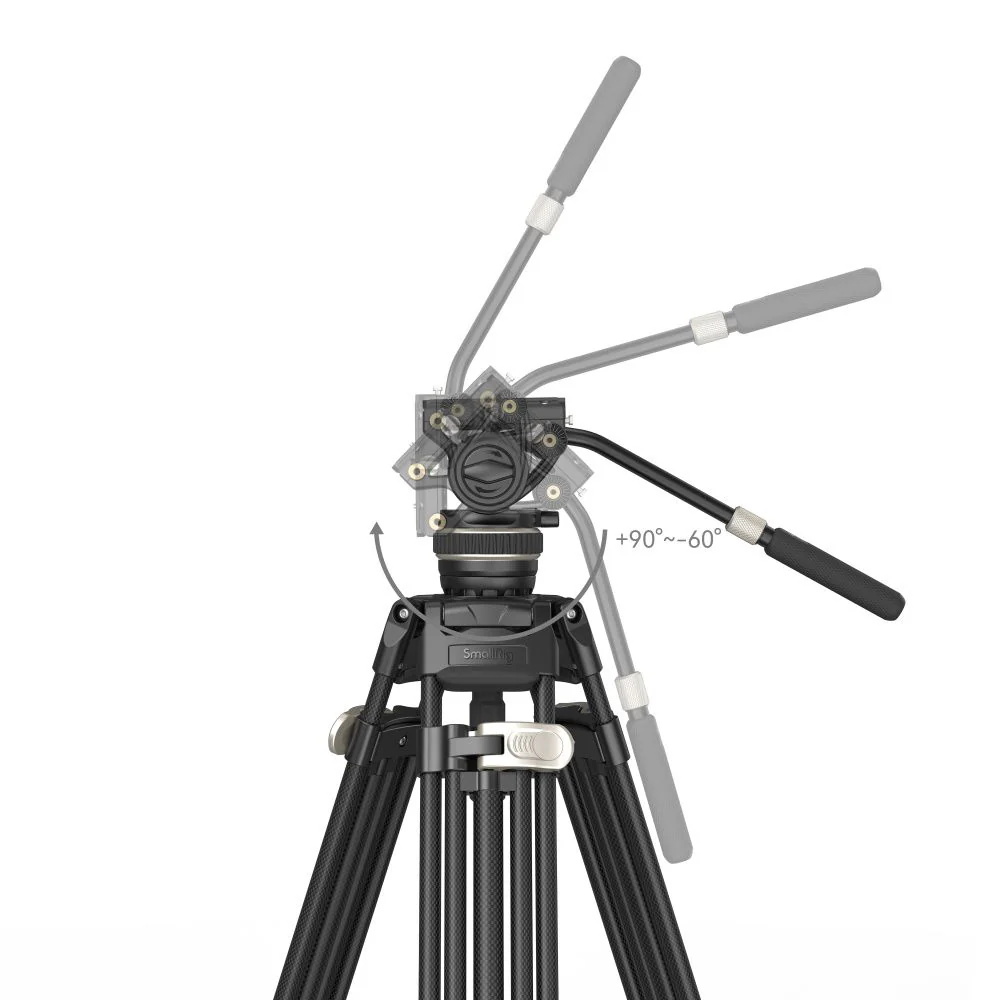 SmallRig FreeBlazer Heavy-Duty Carbon Fiber Tripod Kit AD-100 3989 - Image 7