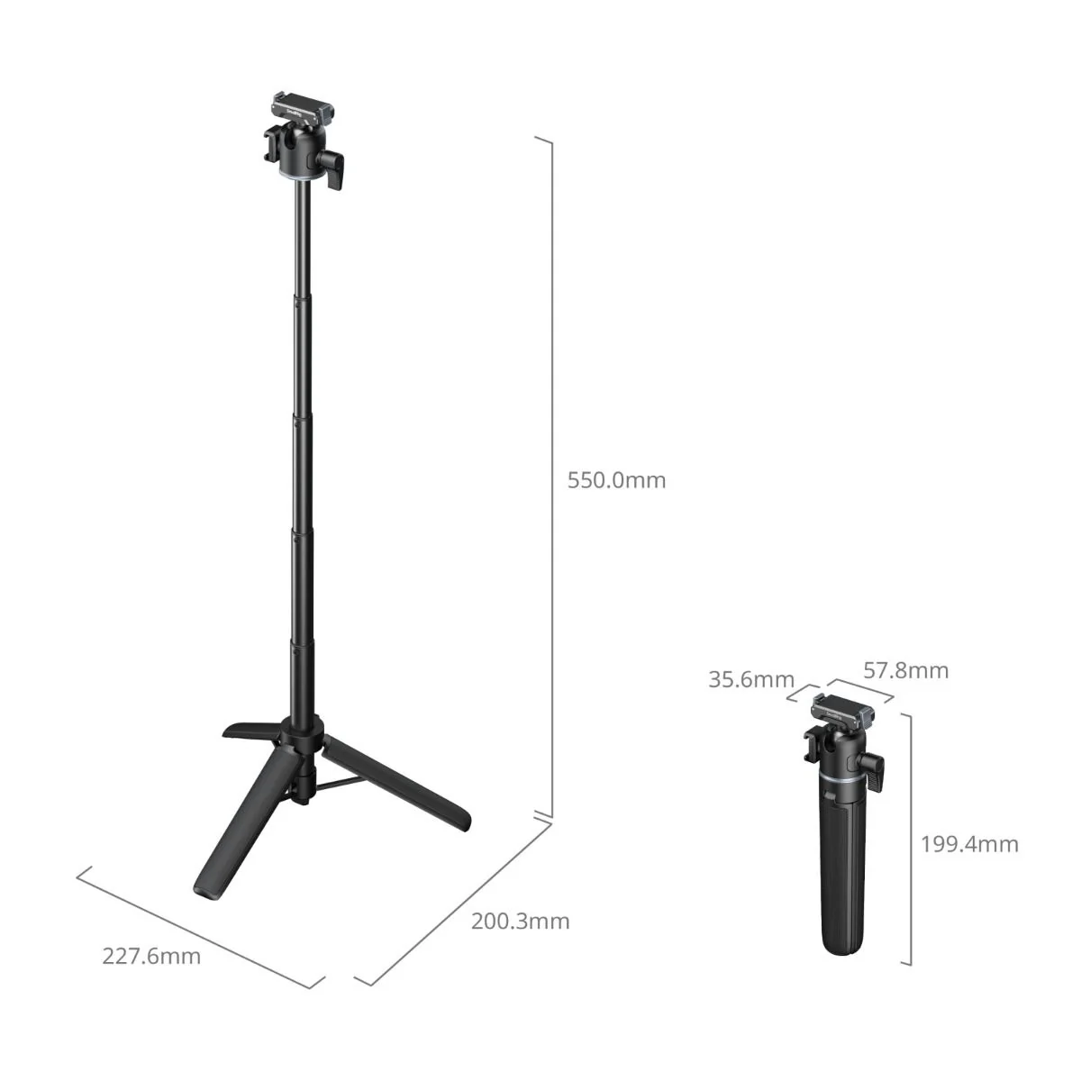 SmallRig Grip-Tripod for Action Cameras 5435 - Image 2