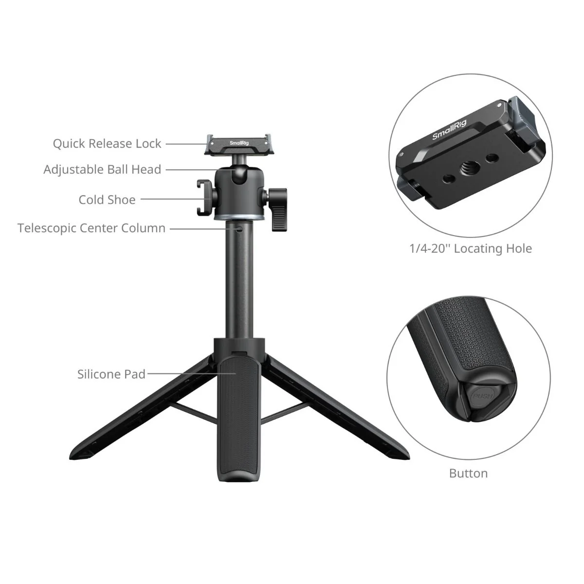 SmallRig Grip-Tripod for Action Cameras 5435 - Image 3
