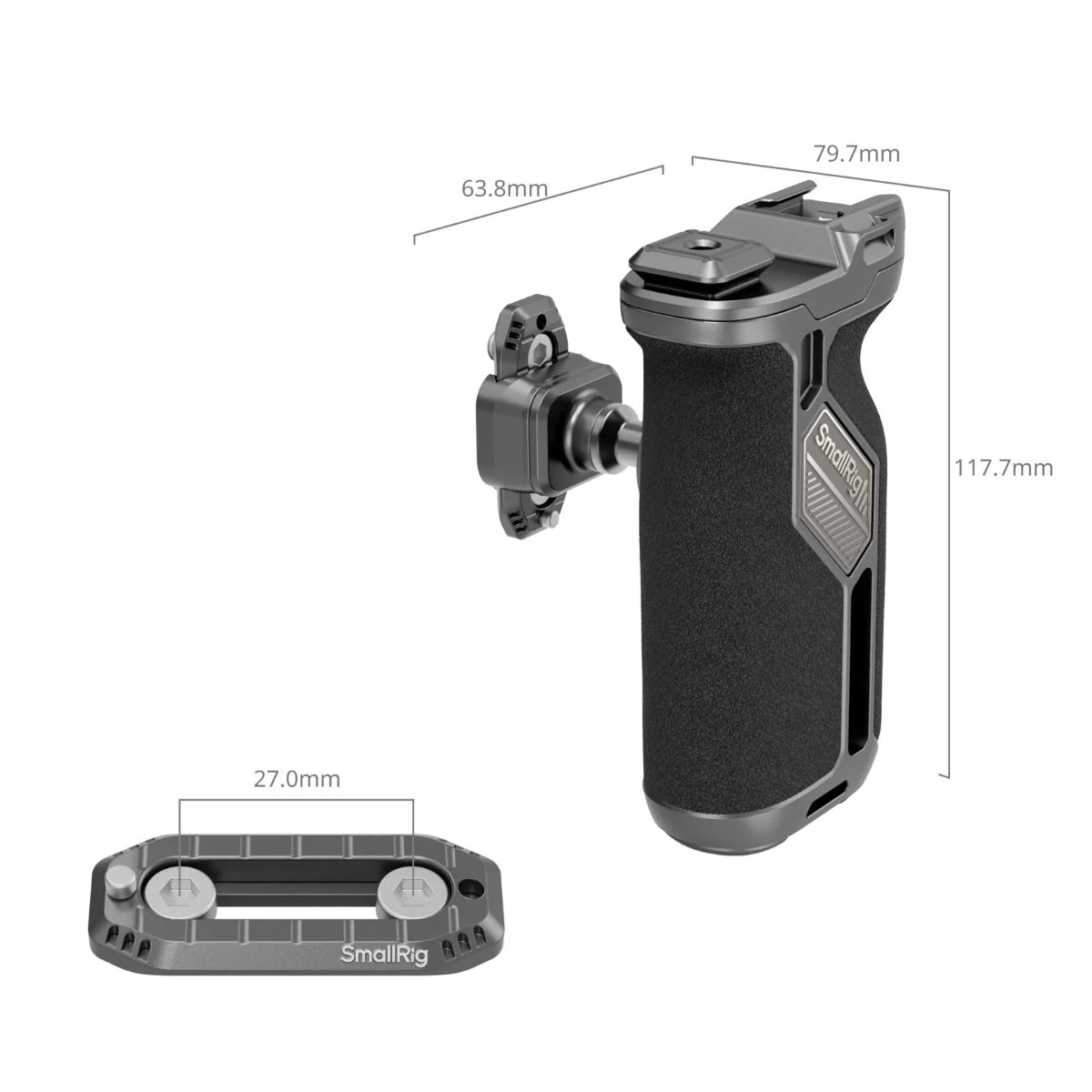 SmallRig HawkLock H21 Quick Release Rotating Side Handle Kit 4485 - Image 2