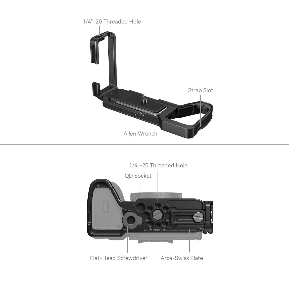 SmallRig L-Bracket for Sony Alpha Cameras 3660B - Image 3