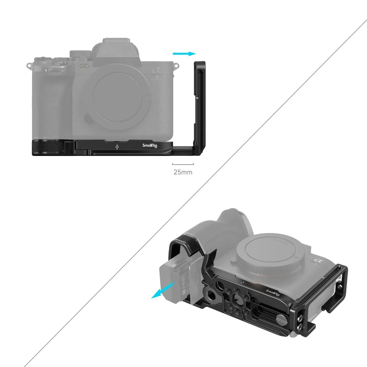 SmallRig L-Bracket for Sony Alpha Cameras 3660B - Image 4
