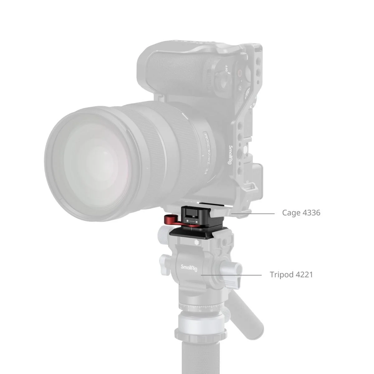 SmallRig NATO Clamp to Arca-Swiss Quick Release Plate MD4857 - Image 4