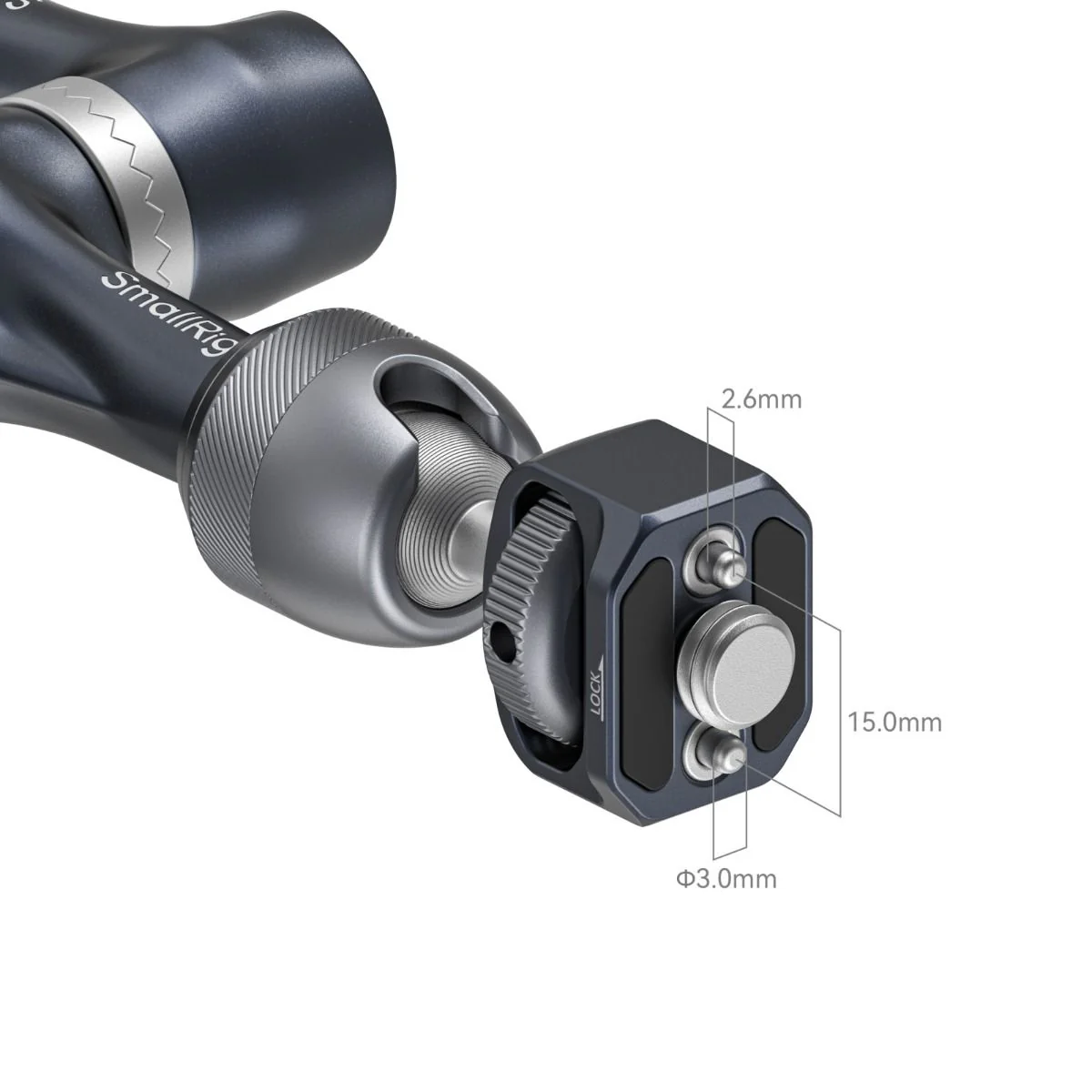 SmallRig Rosette Magic Arm (7") with ARRI Locating Screw 4899 - Image 4