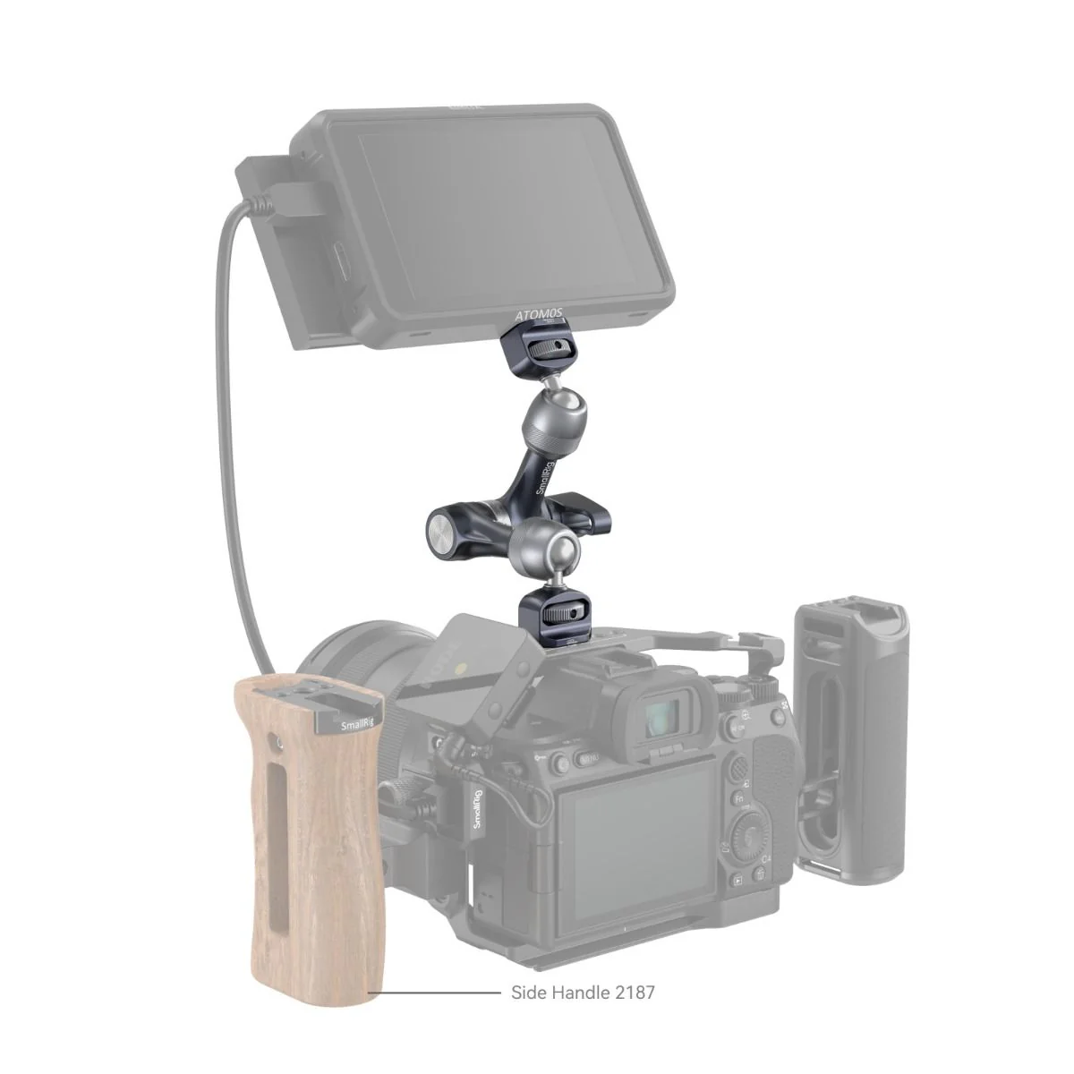 SmallRig Rosette Magic Arm (7") with ARRI Locating Screw 4899 - Image 5