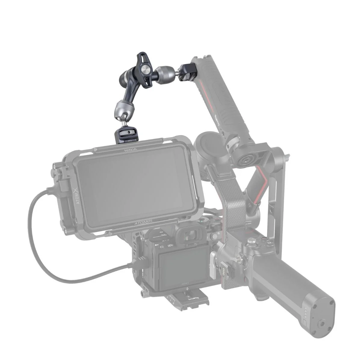 SmallRig Rosette Magic Arm (7") with ARRI Locating Screw 4899 - Image 7