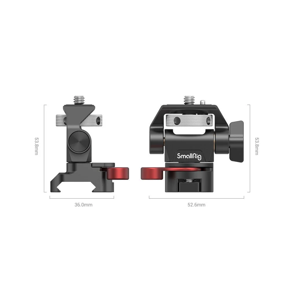 SmallRig Swivel and Tilt Adjustable Monitor Mount with NATO Clamp Mount 2906B - Image 2