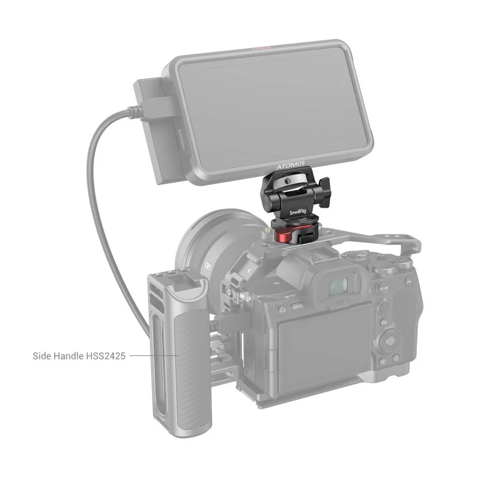 SmallRig Swivel and Tilt Adjustable Monitor Mount with NATO Clamp Mount 2906B - Image 9