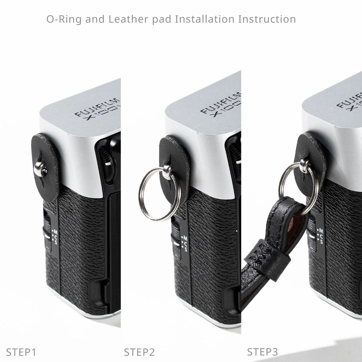 SmallRig Universal Leather Camera Shoulder Strap (Black) 5208 - Image 4