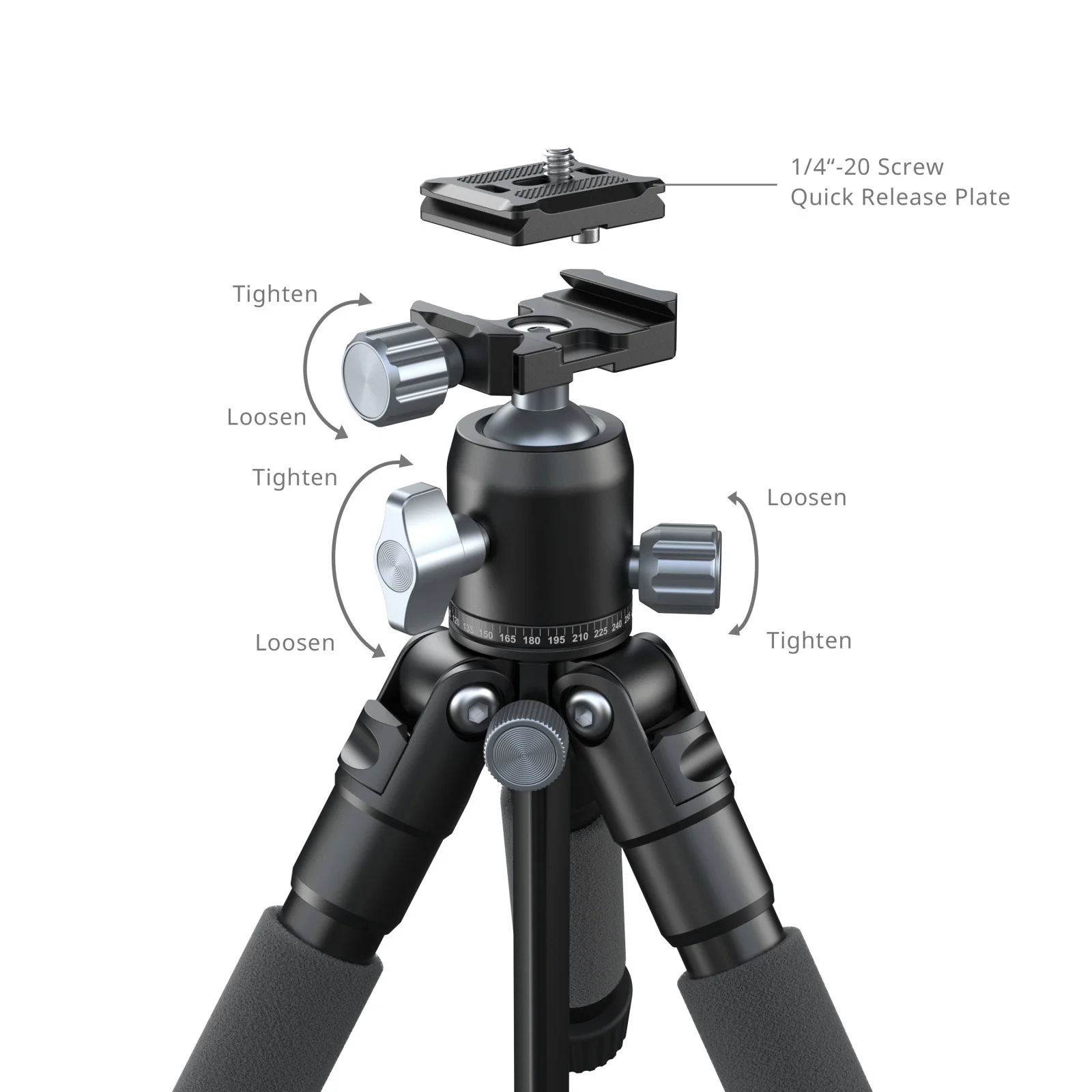 SmallRig VT-20Pro Portable Desktop Tripod 5470 - Image 3