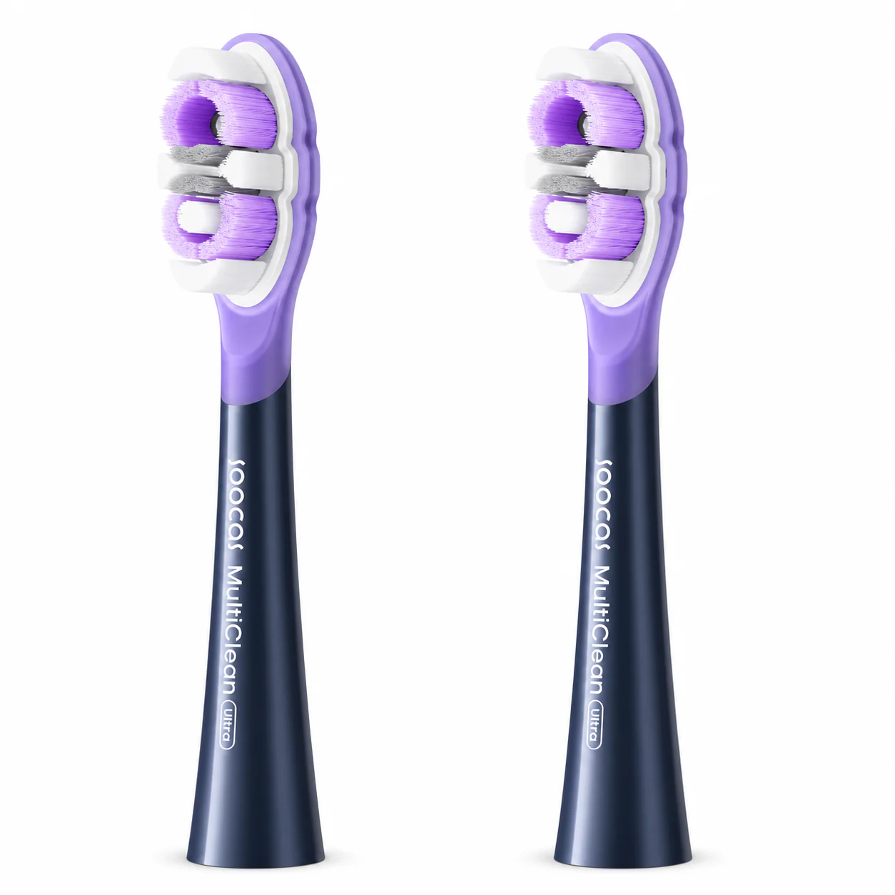 Soocas NEOS II & NEOS II Ultra Soft Toothbrush Head CV 2 Packs T04 (Midnight Blue) - Image 8