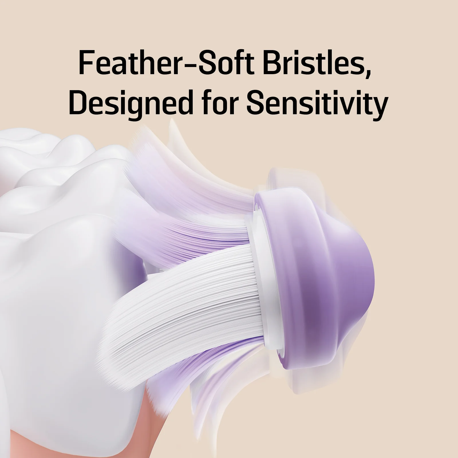 Soocas NEOS II & NEOS II Ultra Soft Toothbrush Head CV 2 Packs T04 (White) - Image 2