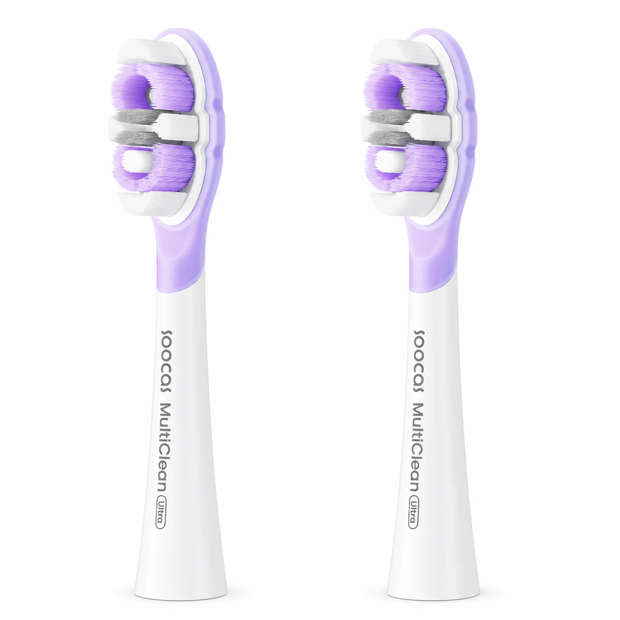Soocas NEOS II & NEOS II Ultra Soft Toothbrush Head CV 2 Packs T04 (White) - Image 8