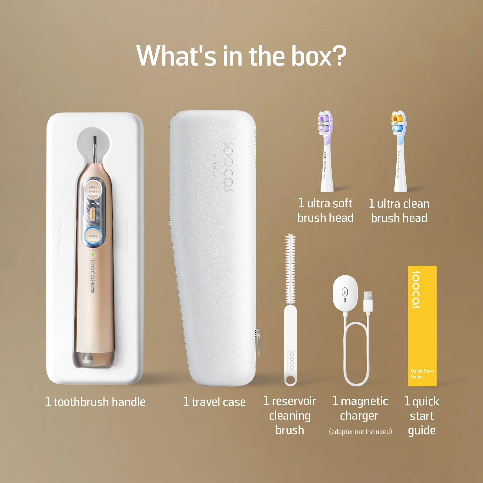 Soocas NEOS II Ultra Electric Toothbrush CV (Champagne Gold) - Image 10