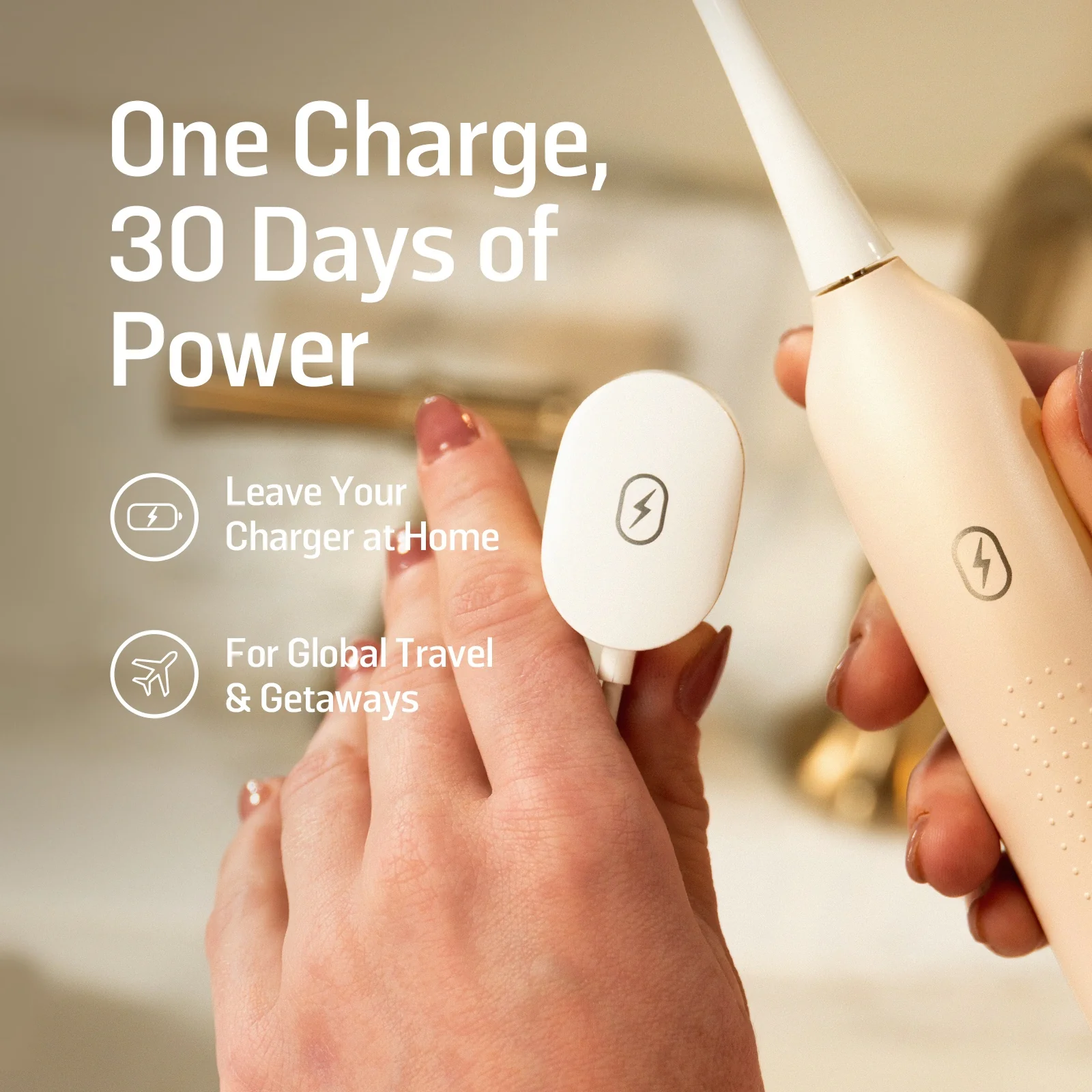 Soocas NEOS II Ultra Electric Toothbrush CV (Champagne Gold) - Image 8