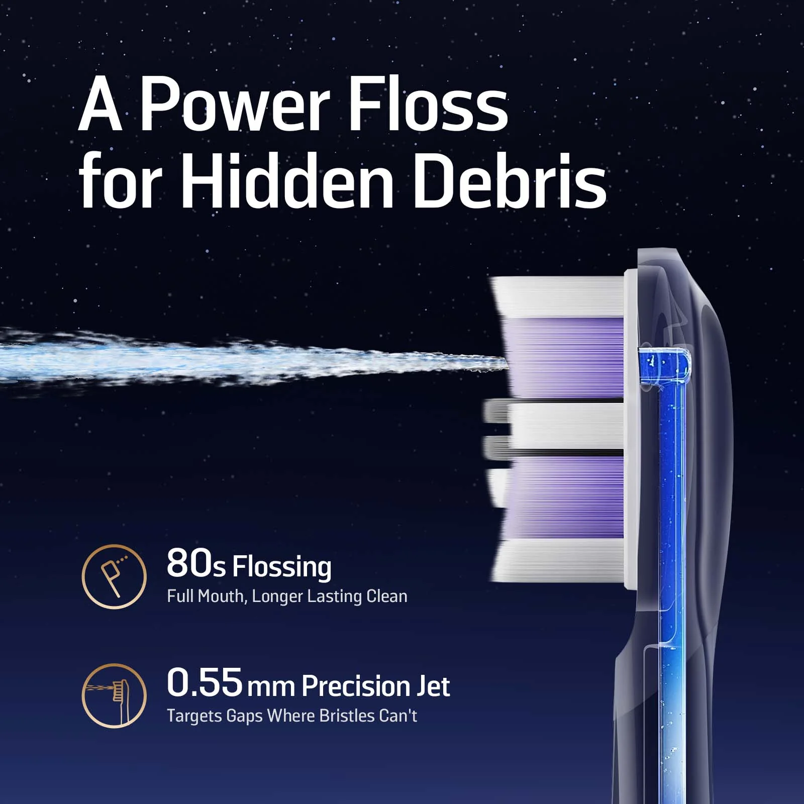 Soocas NEOS II Ultra Electric Toothbrush CV (Midnight Blue) - Image 3