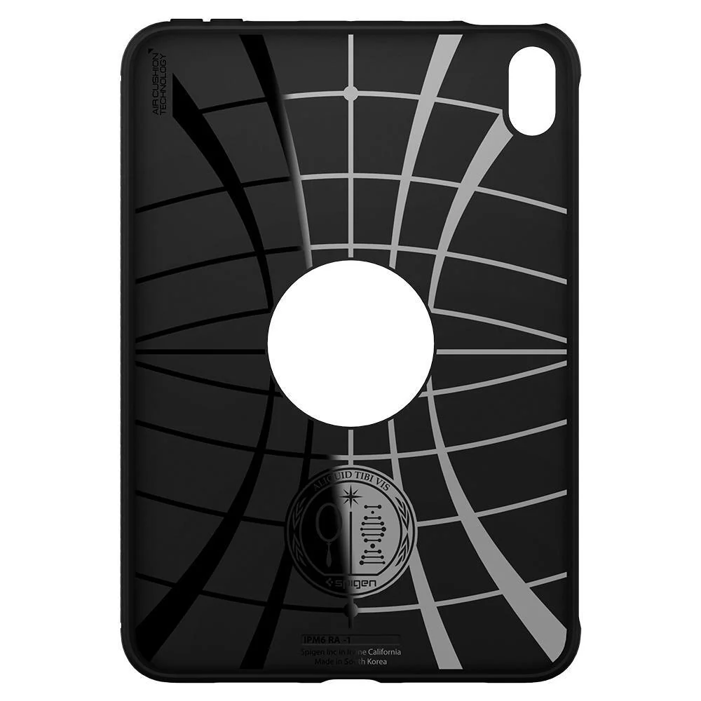 Spigen Apple iPad mini A17 Pro (2024) / mini 6th Gen (2021) Rugged Armor Case (Black) - Image 4