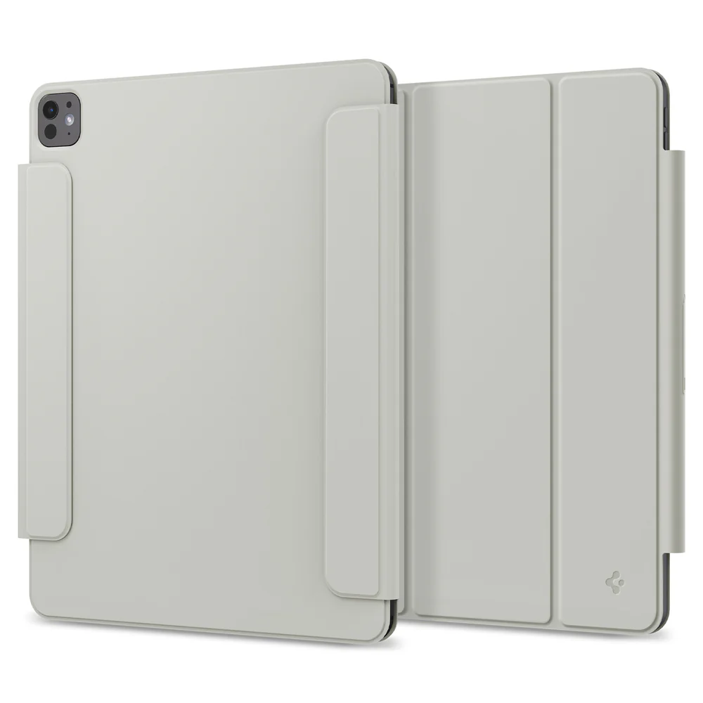 Spigen Apple iPad Pro 13 M5/M4 (2025/2024) Air Skin Folio OneTap Case (Grey) - Image 3