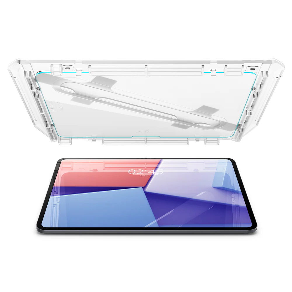 Spigen Apple iPad Pro 13 M5/M4 (2025/2024) EZ Fit GLAS.tR Slim 1PC Glass Screen Protector (Clear) - Image 6