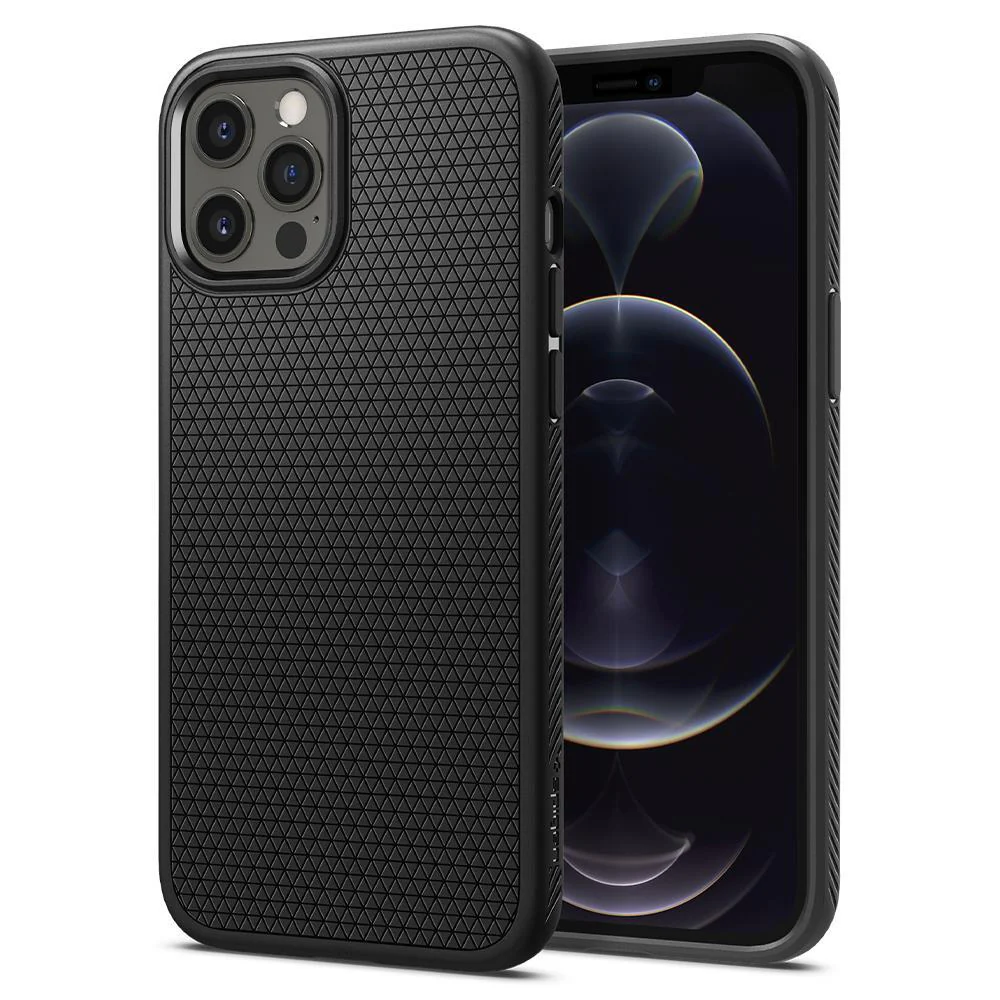 Spigen Apple iPhone 12 / 12 Pro Liquid Air Case - Black