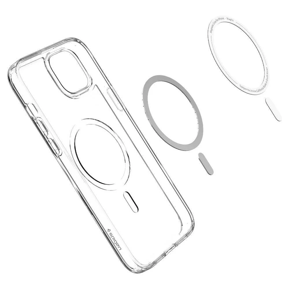 Spigen Apple iPhone 14 Ultra Hybrid Mag (MagFit) Case - White - Image 6