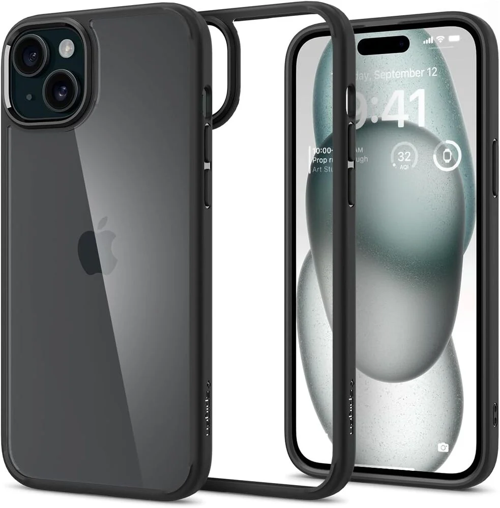 Spigen Apple iPhone 15 Plus Ultra Hybrid Case - Black