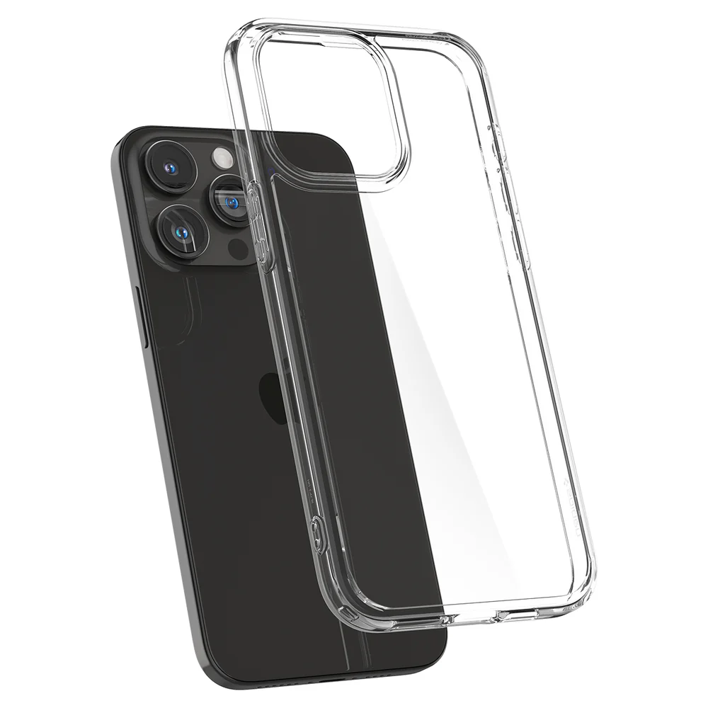 Spigen Apple iPhone 15 Pro Ultra Hybrid Case - Clear - Image 5