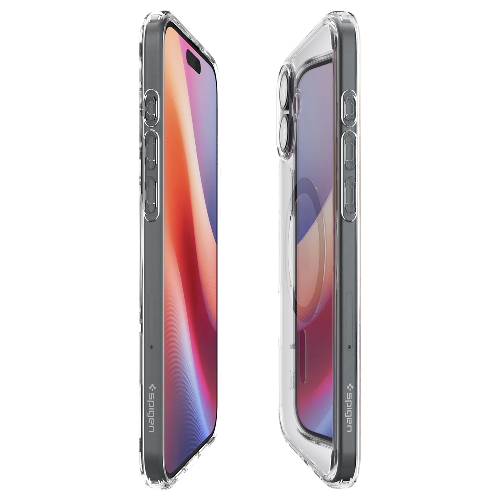 Spigen Apple iPhone 16 Plus Ultra Hybrid (MagFit) Case - Clear Case / Black Ring - Image 5